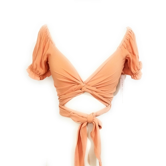 FLYNN SKYE Floral Parker Pants & Wrap Top Set M L - Picture 3 of 11